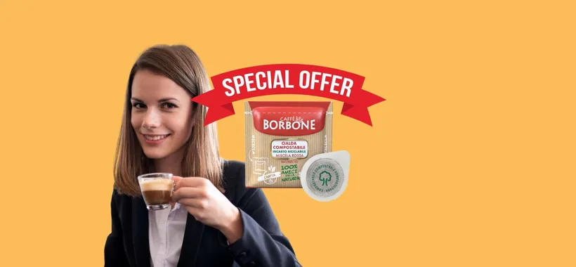Cialde Caffè Borbone a prezzo che SPACCA: solo 0,15 cent l'una