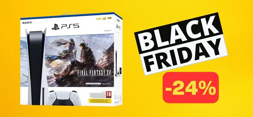 Black Friday: bundle PS5 + Final Fantasy 16 in SCONTO RECORD (-24%)