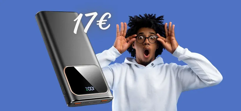 Mai più la batteria scarica con questo Power Bank da 10000mAh (17€)