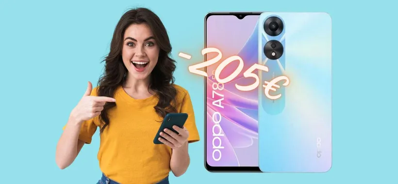 OPPO A78 5G su eBay a PREZZO REGALO, solo 164€ e RISPARMI 205€