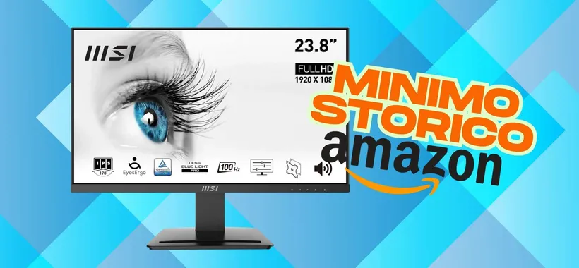 Sconto spaventoso sul monitor MSI PRO da 24": MINIMO STORICO Amazon