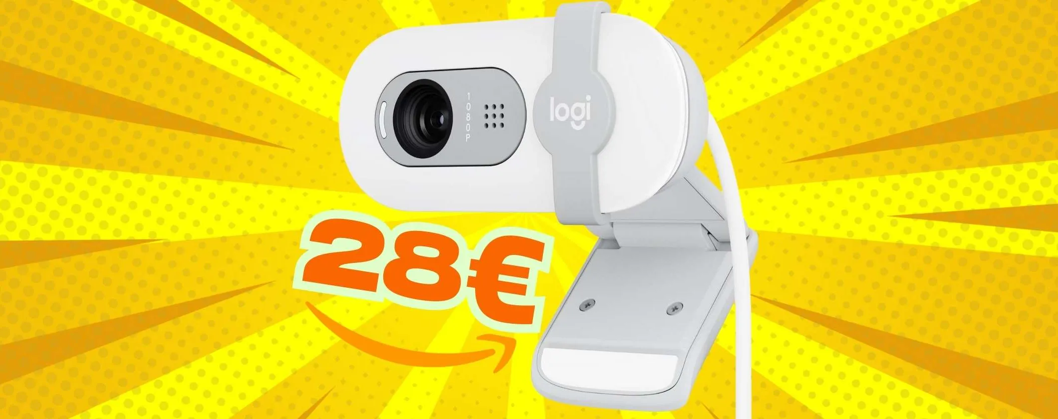 Logitech Brio 100: videoconferenze perfette con spesa minima (solo 28€)