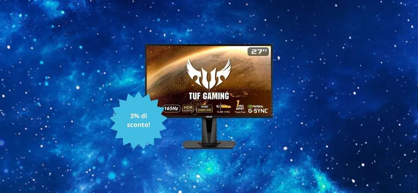 ASUS TUF il monitor da gaming che cercavi: qualità incredibile a un prezzo bomba