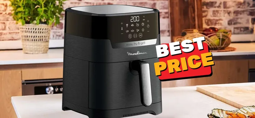 Bomba Amazon per la friggitrice ad aria Moulinex da 4,2L al 49% in meno