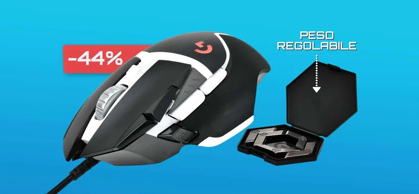 Mouse Logitech con sensore INFALLIBILE: il peso lo scegli tu (33€)
