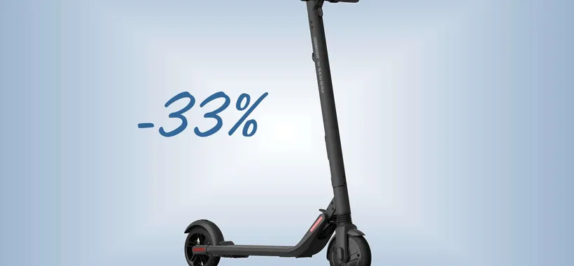 Monopattino Ninebot Segway, -33% per poche ore