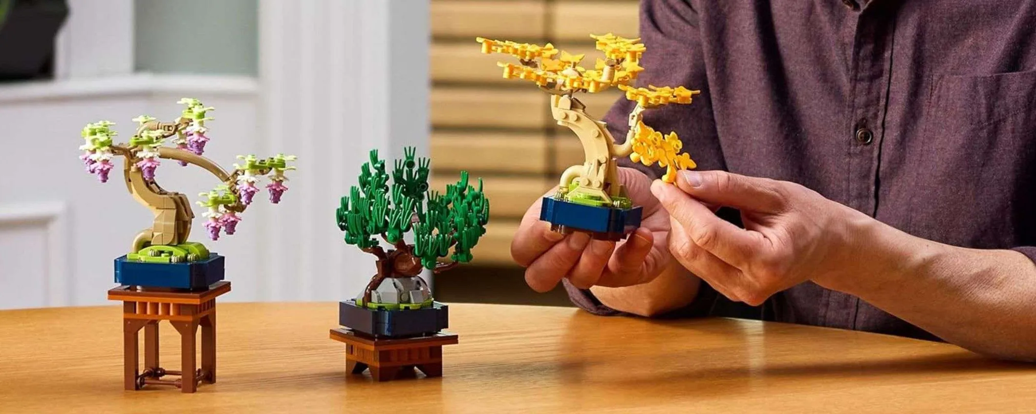 LEGO Mini Bonsai: il set relax da 3 bonsai è in offerta per Natale