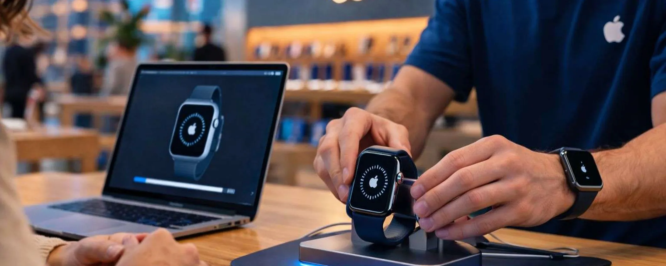 Apple Store, svolta per Apple Watch: i negozi potranno ripristinare il software senza invio in assistenza