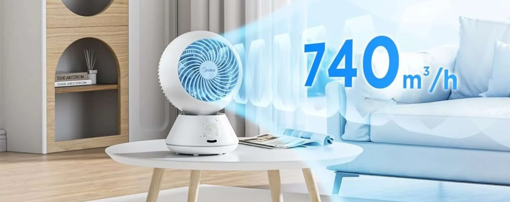 Piccolo ma potente ventilatore da tavolo con spesa minima (35€)