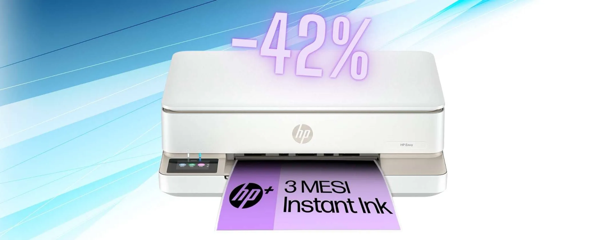 Velocizza le tue stampe con la stampante HP Envy 6120e (-42%)