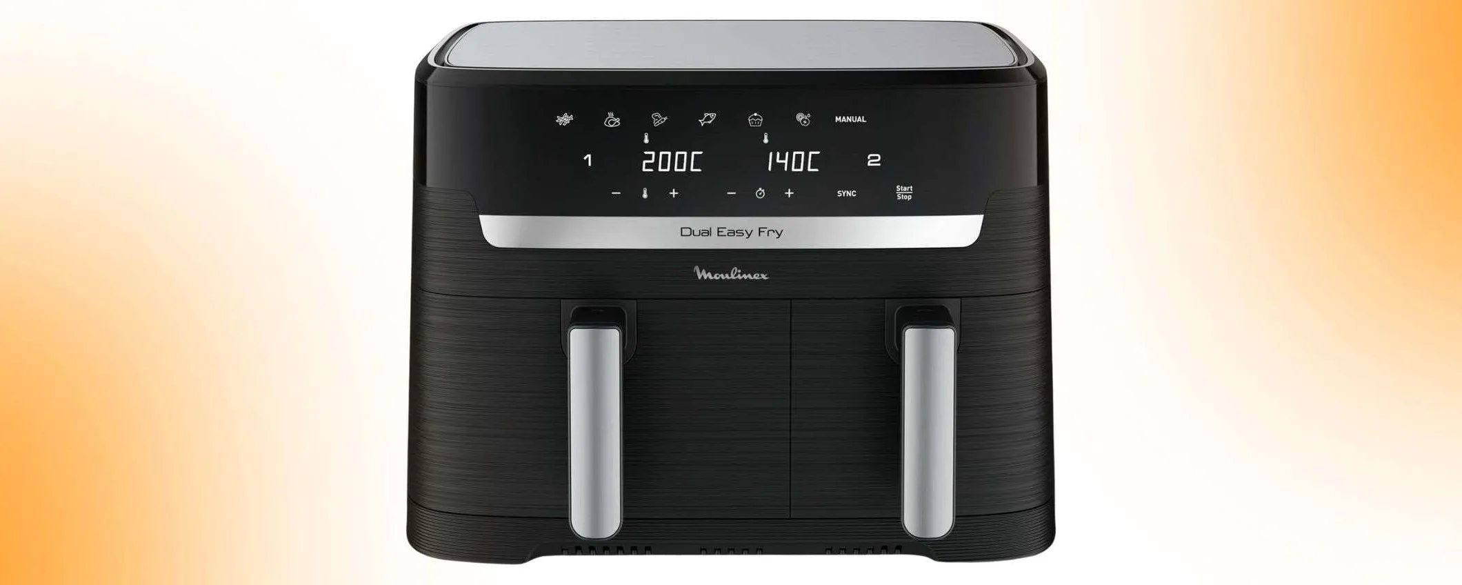 Friggitrice ad aria con doppio cestello: PREZZO CONVENIENZA su Amazon (-48%)