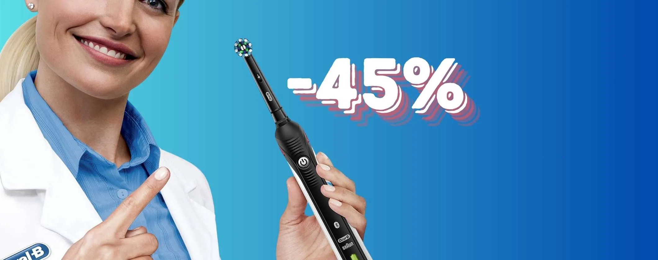 Spazzolino Elettrico Oral-B al 45% di SCONTO: IMPERDIBILE