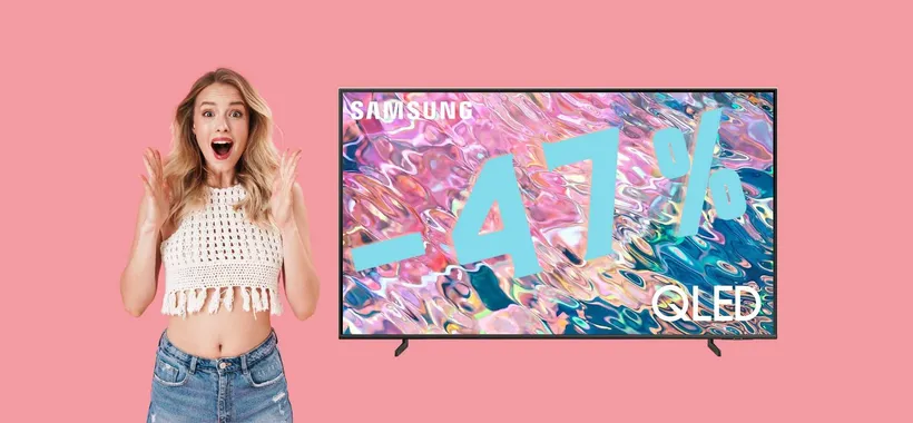 Samsung: smart TV da 50" QLED 4K con Alexa e Google integrati al 47%