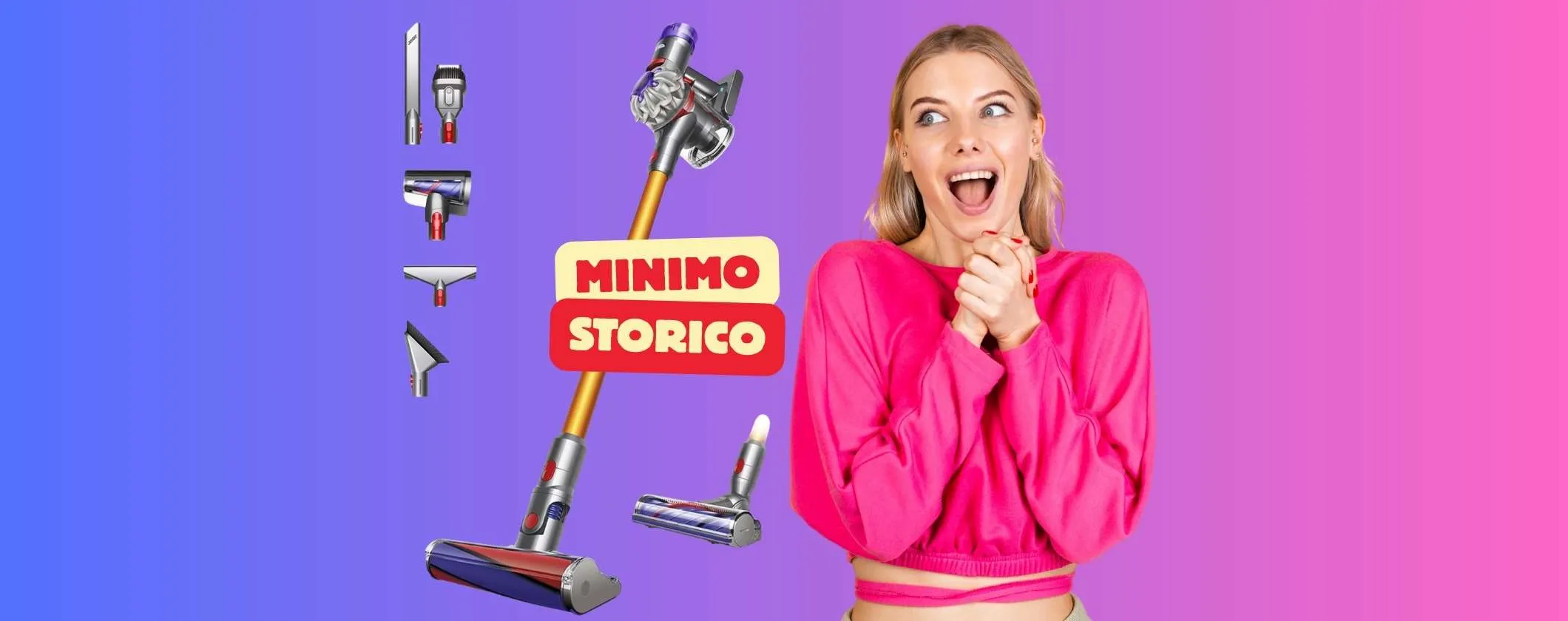 Offerta bomba su Amazon per la scopa elettrica Dyson V8 Absolute (-44%)