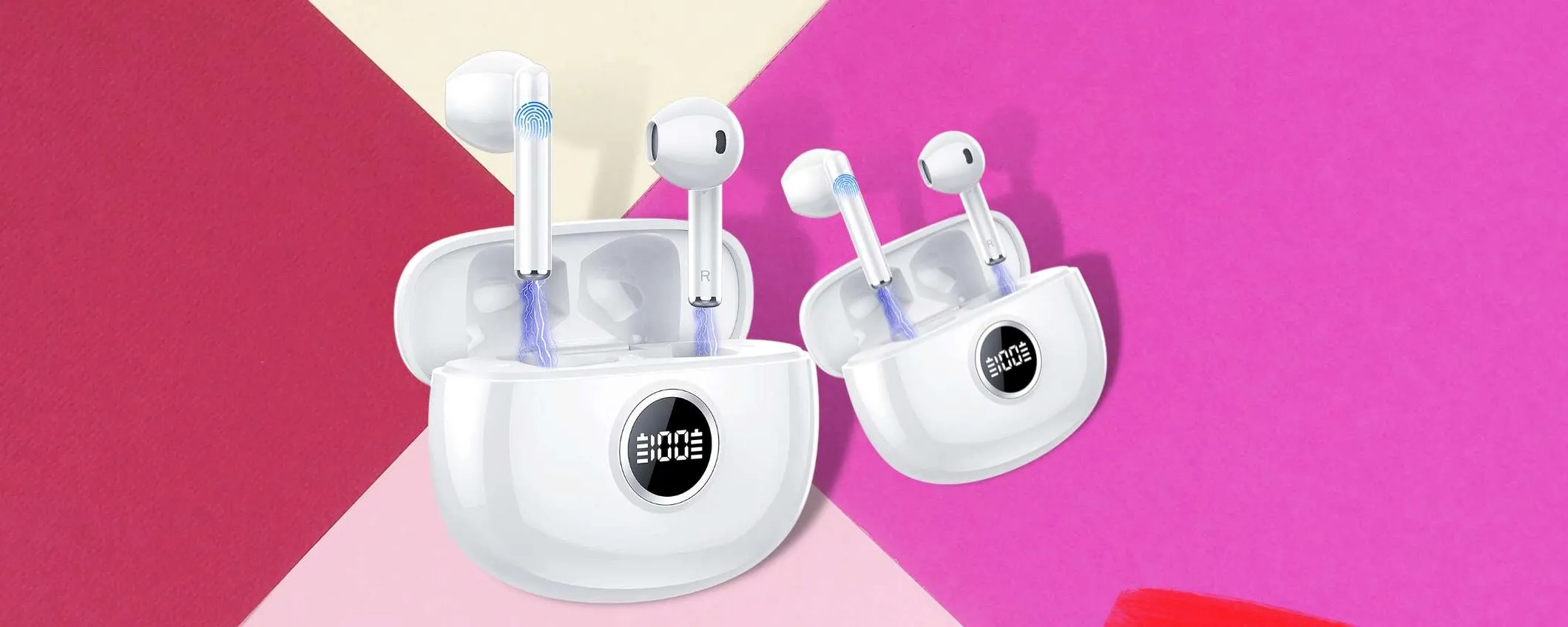 20€ per portare a casa delle wearable PAZZESCHE: 37h e display LED