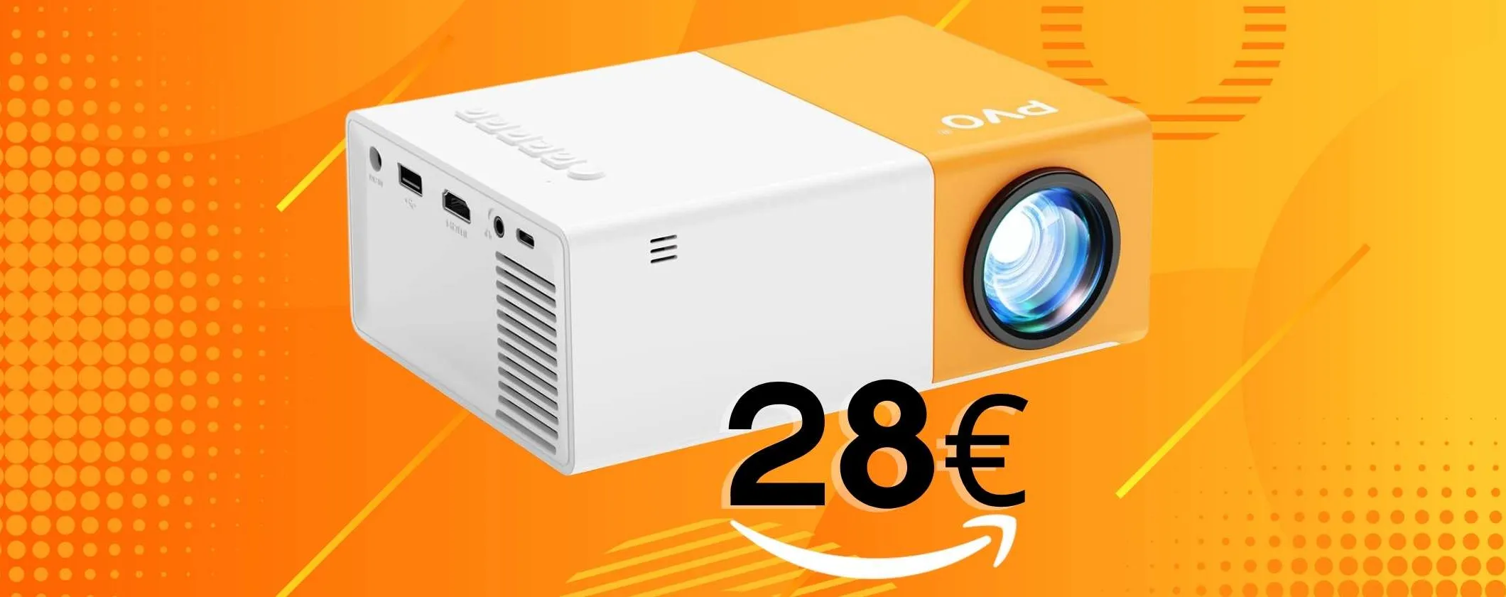 Appena 28€ per questo fantastico proiettore portatile WiFi, affare by Amazon