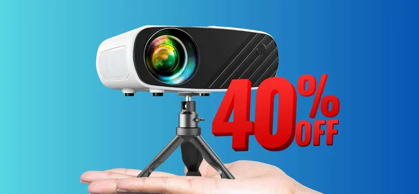 Mini proiettore che sta in una mano: GENIALATA al 40%