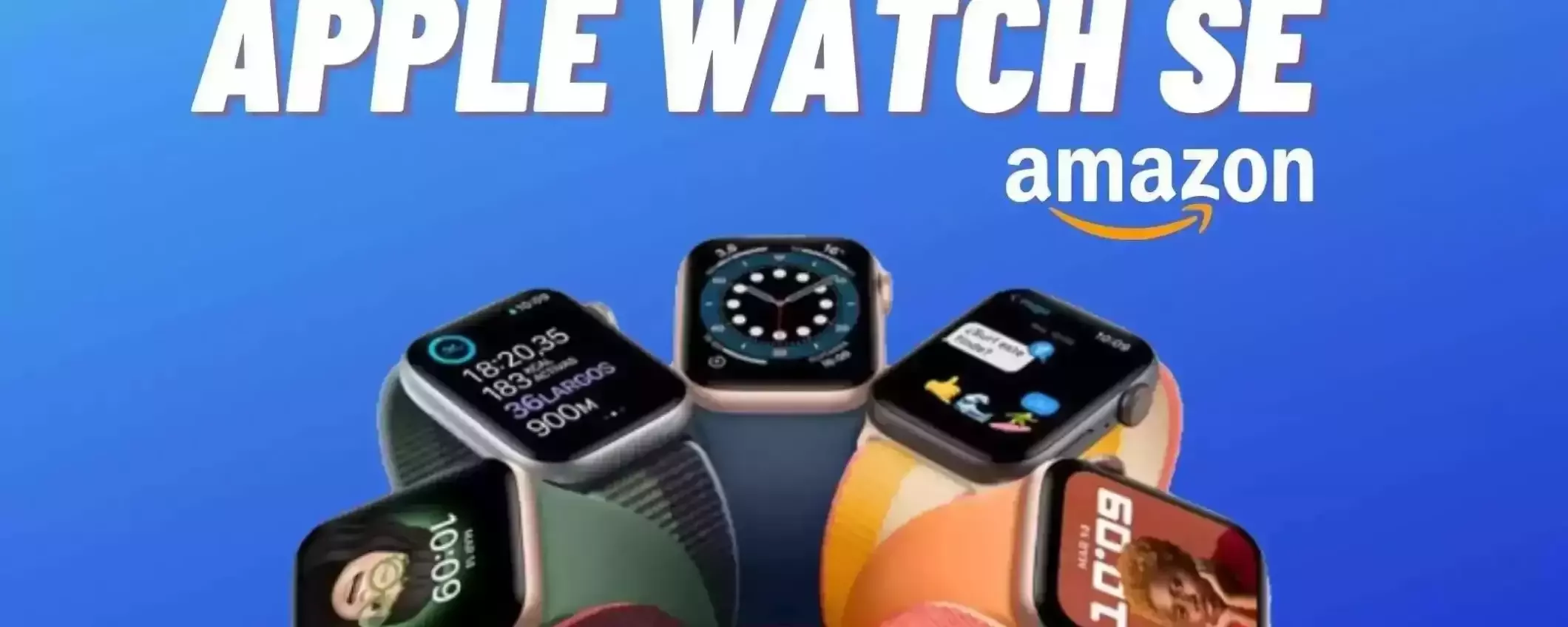Apple Watch SE (2023) da 40 mm con modem Cellular: prezzo SUPER su Amazon