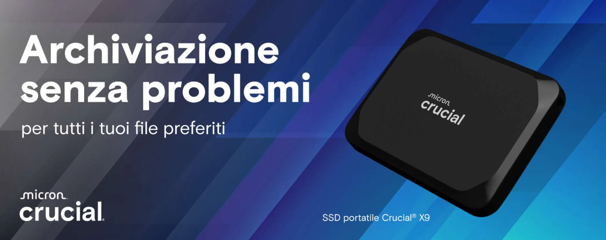 SSD Esterno Crucial X9 1TB è il REGALO di Amazon: oggi solo 79€!