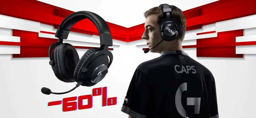Oggi le cuffie wireless Logitech G PRO X LIGHTSPEED sono al prezzo più basso