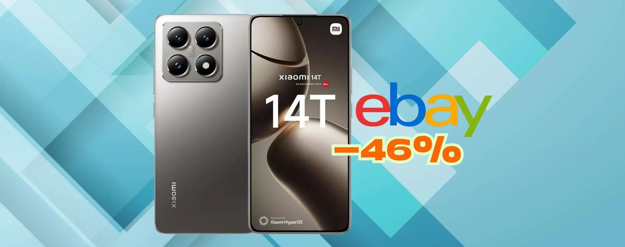 Xiaomi 14T 5G (12/256GB) in sconto al 46% è il mid-range da acquistare oggi