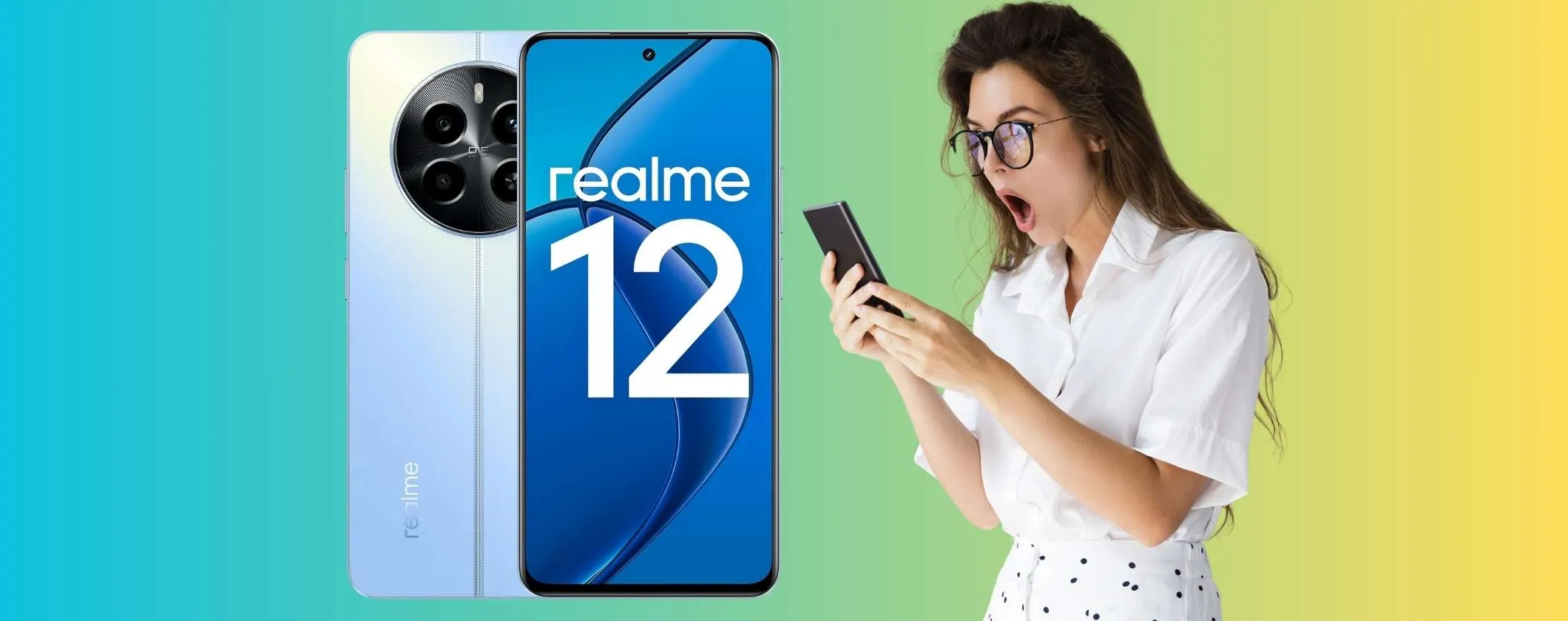 Realme 12 con Snapdragon 685 e ricarica super da 67W a soli 142€