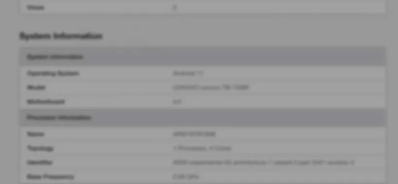 Lenovo Tab M7 (2021) su Geekbench: dettagli