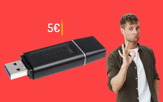 Chiavetta USB 32GB: costa meno di una pizza ed è un FULMINE