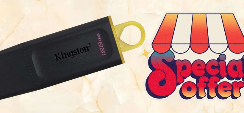 Amazon la sta SVENDENDO: 8€ per la chiavetta 128GB di Kingston (-55%)