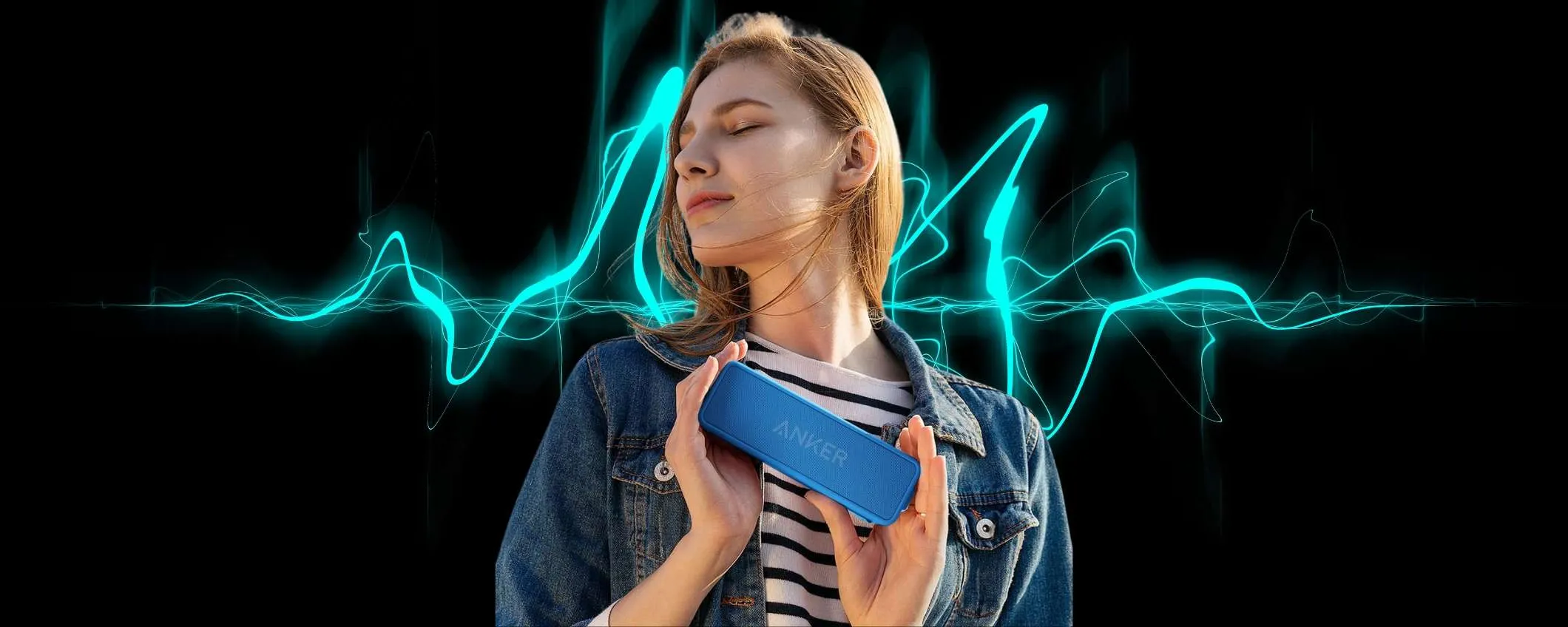 Suono potente e preciso per 24h con la cassa Bluetooth Anker soundcore 2