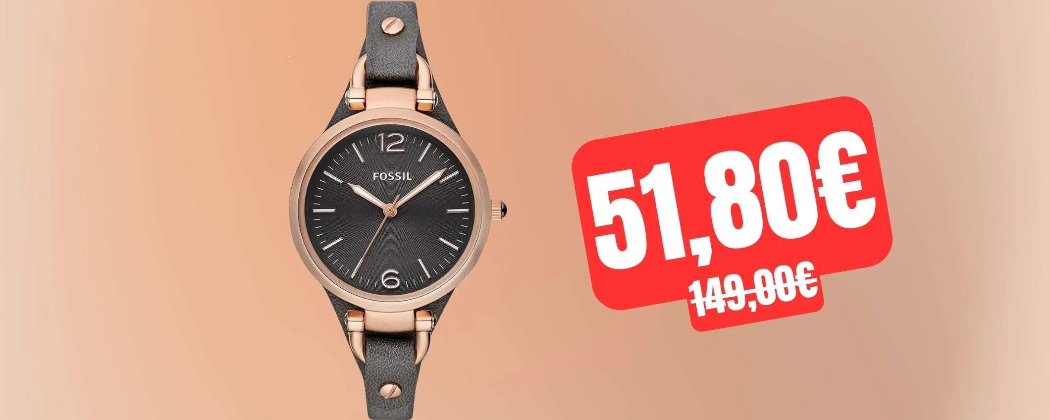Orologio da donna Fossil: prezzo CROLLATO con questo doppio sconto Amazon
