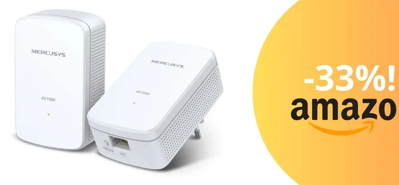 Connessione veloce e stabile in ogni angolo della tua casa con la tecnologia Powerline