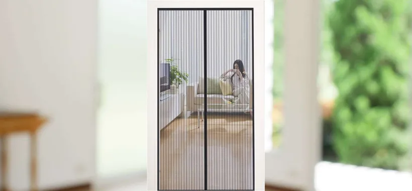 Zanzare e insetti FUORI con la zanzariera porta finestra in offerta su Amazon