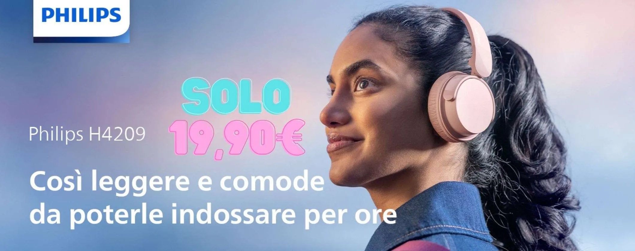 Cuffie Philips a 19€? Solo su Amazon al 49% di sconto!