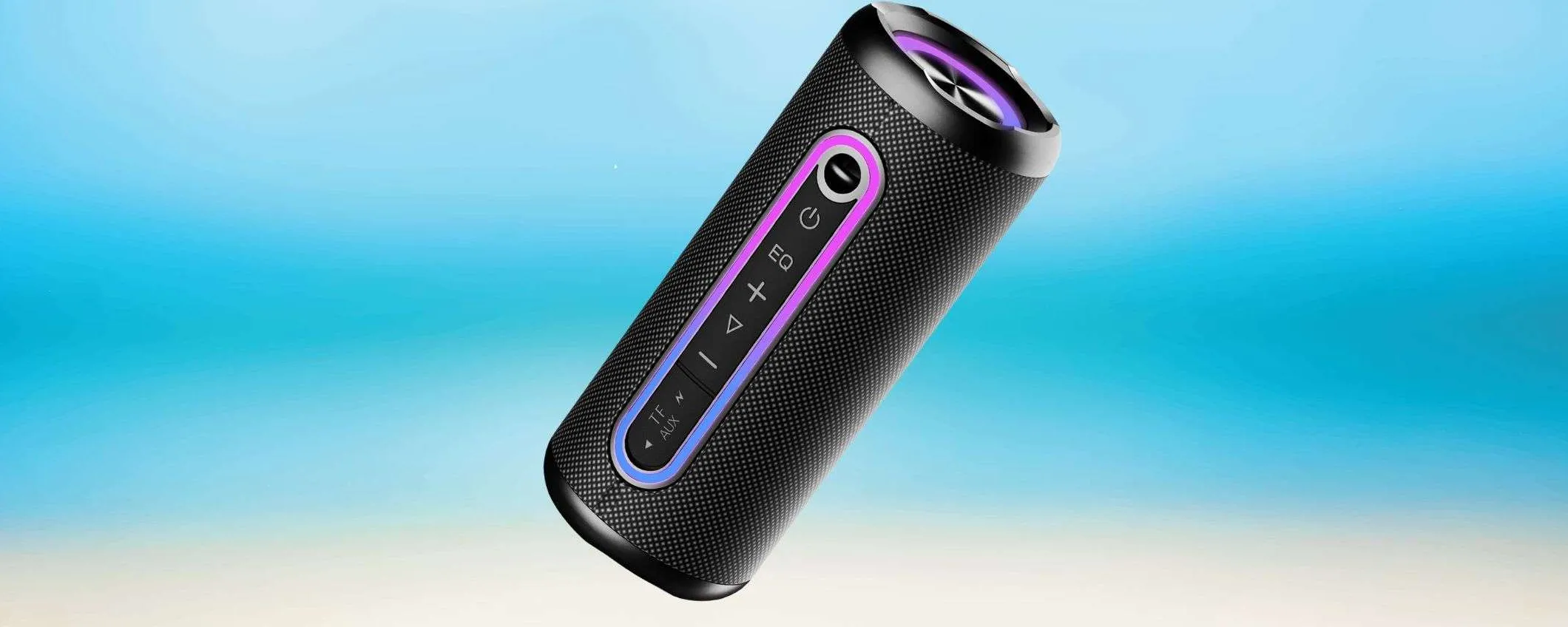 Cassa bluetooth 30W in DOPPIO SCONTO: perfetta anche per la spiaggia