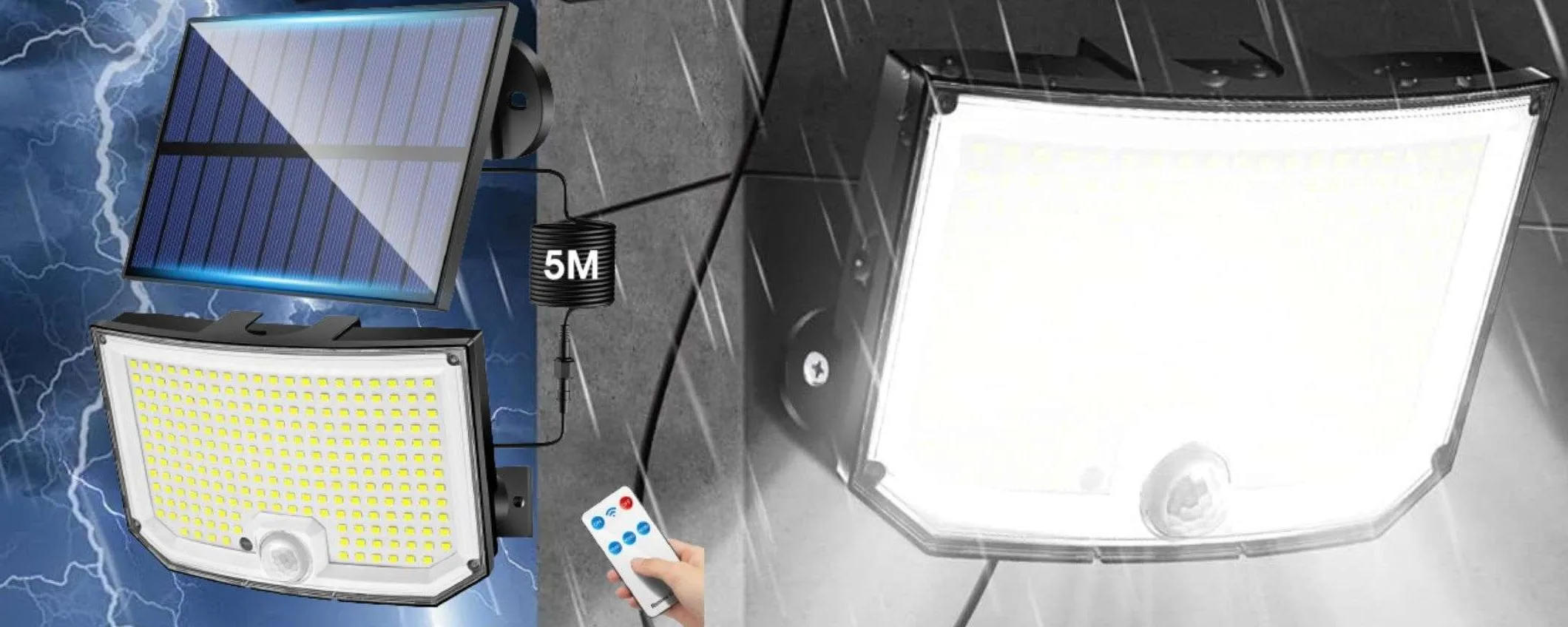 Con 238 LED, questa luce solare è LUMINOSISSIMA: prezzo SHOCK (12€)