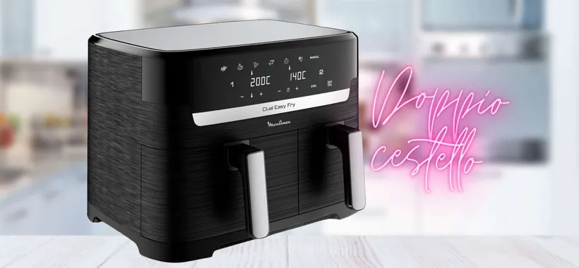 Cucina super veloce e più sana con questa friggitrice ad aria per 8 persone