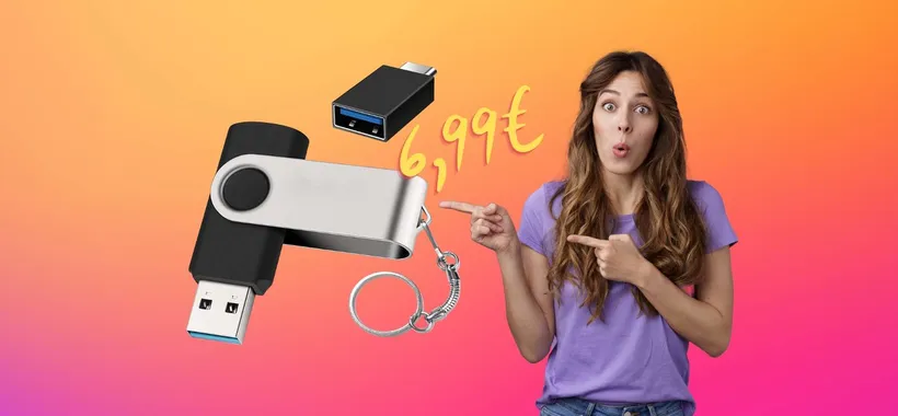 Amazon SHOCK: chiavetta USB veloce da 64GB a 6,99€ (limitatissima)