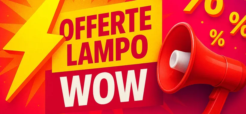 Offerte lampo Amazon da PAURA: promozioni pazzesche da 10,92€