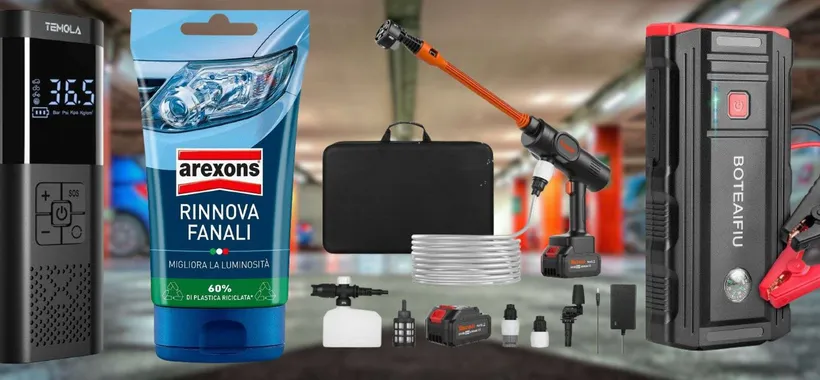 Amazon SPECIALE AUTO: avviatori d'emergenza, compressori e accessori da 3€