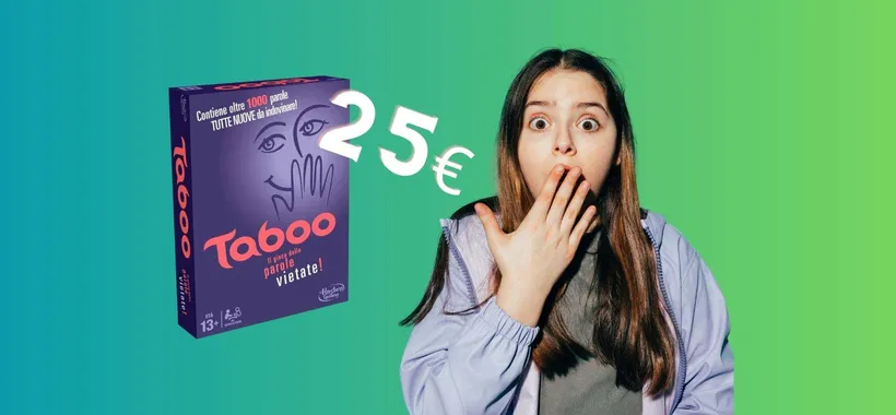 Taboo a soli 25€ su Amazon: super OFFERTA da non perdere