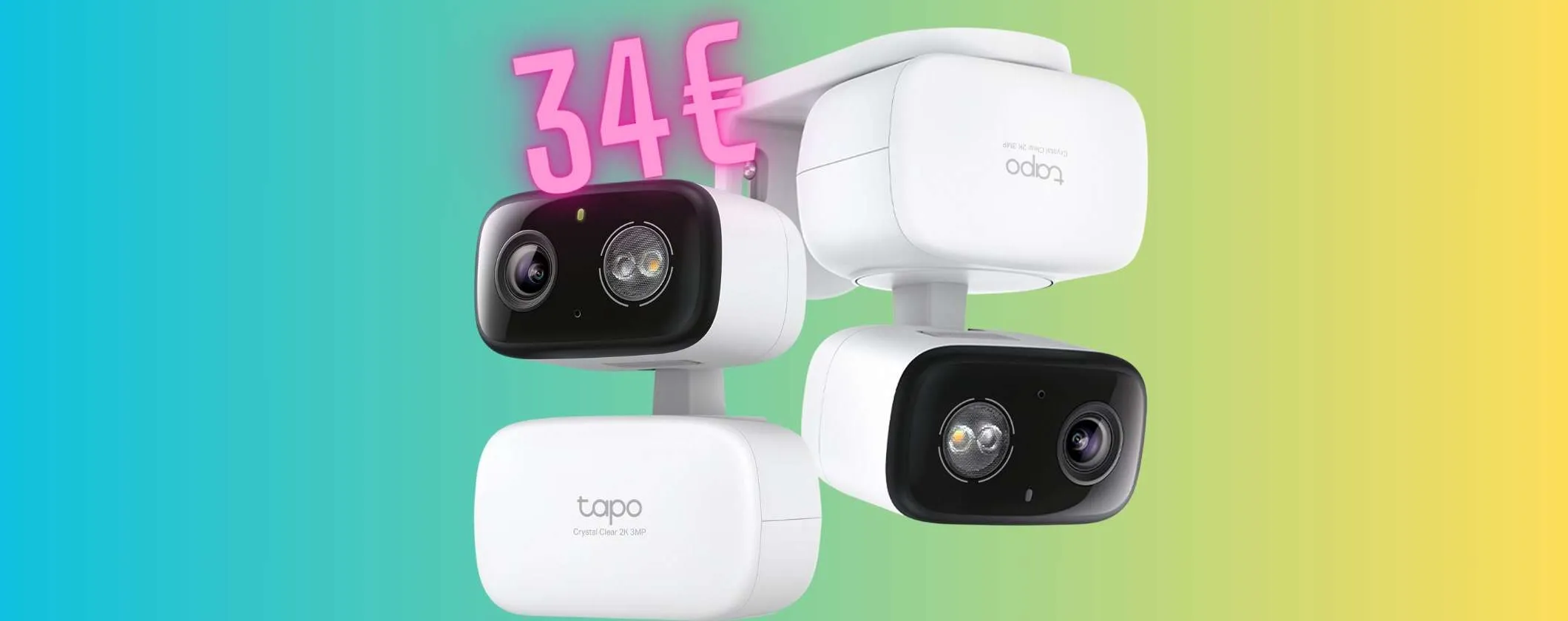 Telecamera WiFi Tapo C216: resistente alle intemperie e visione notturna (34€)