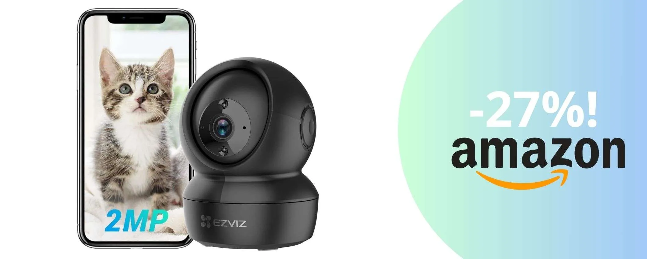Telecamera Wi-Fi per la sicurezza della tua casa: lo sconto imperdibile