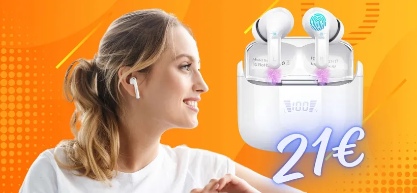 Auricolari Bluetooth con 40h di autonomia in OFFERTA ASSURDA a 21€