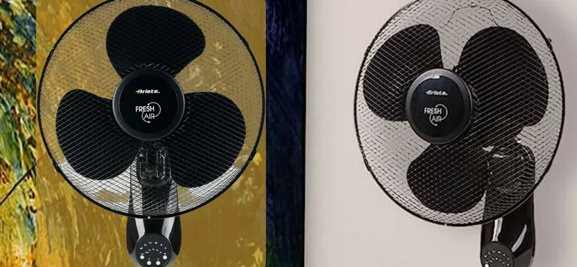 Il ventilatore a muro non te l'aspetti: ZERO ingombro, prezzo WOW (36€)