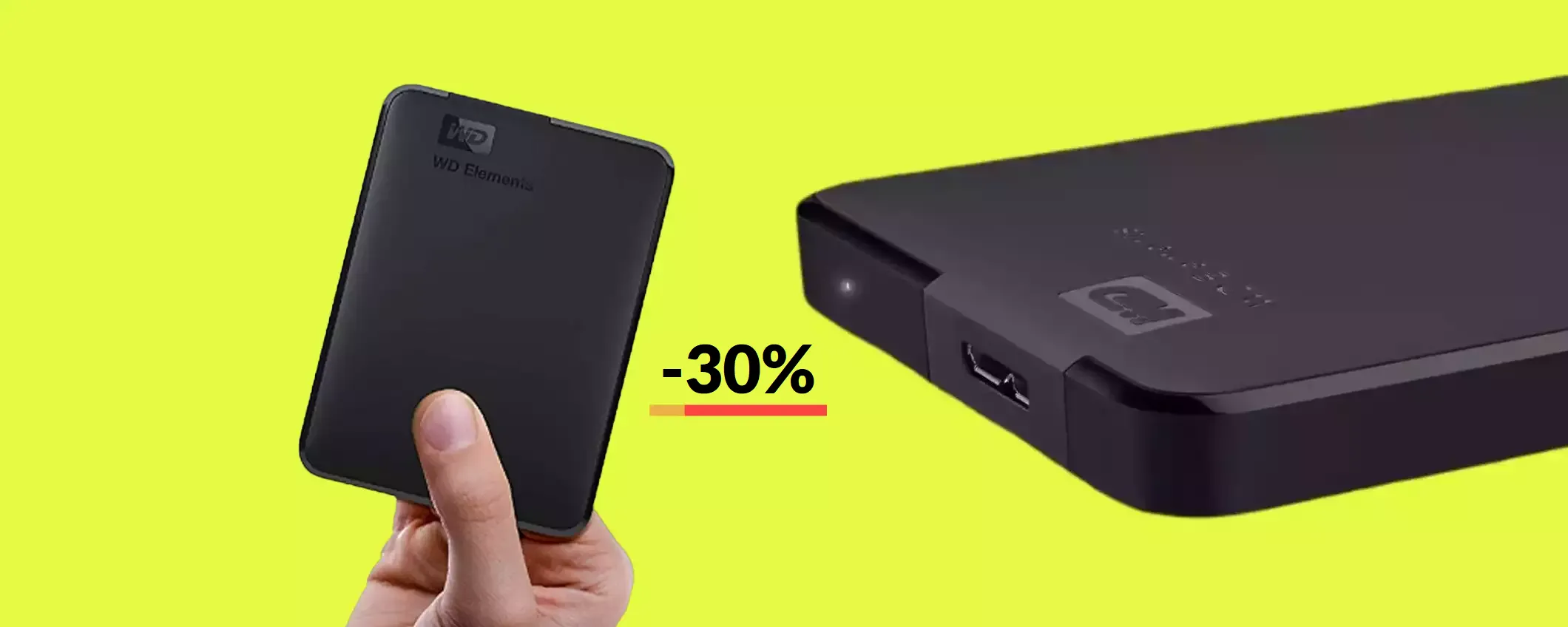 Hard disk esterno 3TB: grazie a questo SCONTO è irrinunciabile