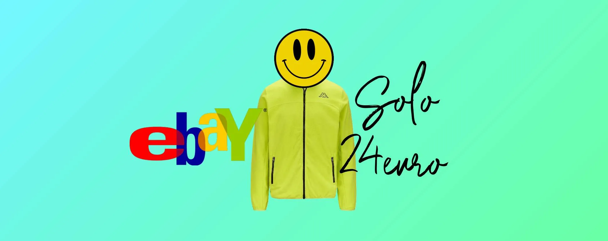 Felpa Uomo Kappa a soli 24€ su eBay: acquistanone 2 extra 30%