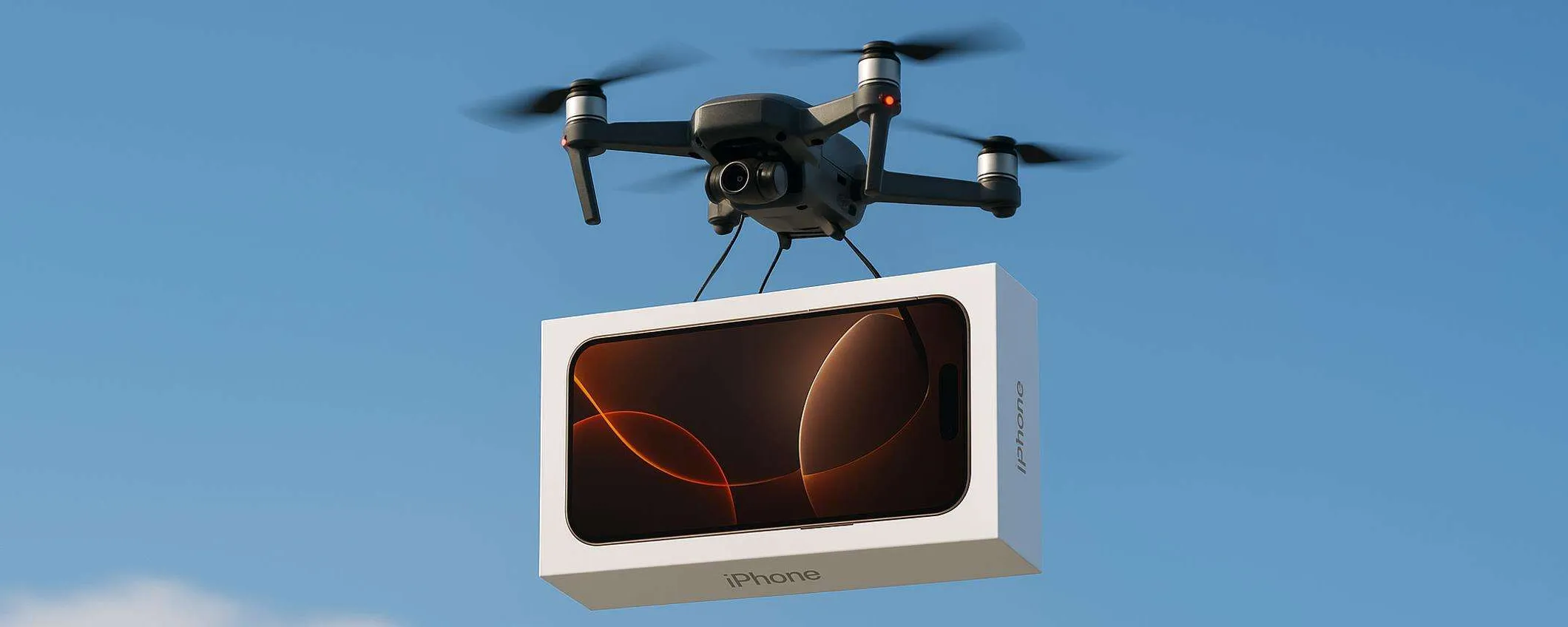 Il vostro nuovo iPhone lo consegnerà un DRONE di Amazon