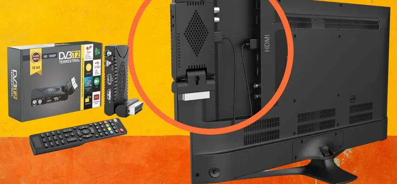 Digitale terrestre DVB T2: decoder INVISIBILE con media player a 25€