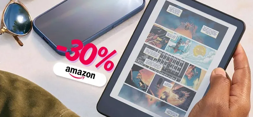 Amazon Kindle Colorsoft in super bundle dal 30% di sconto: occasione